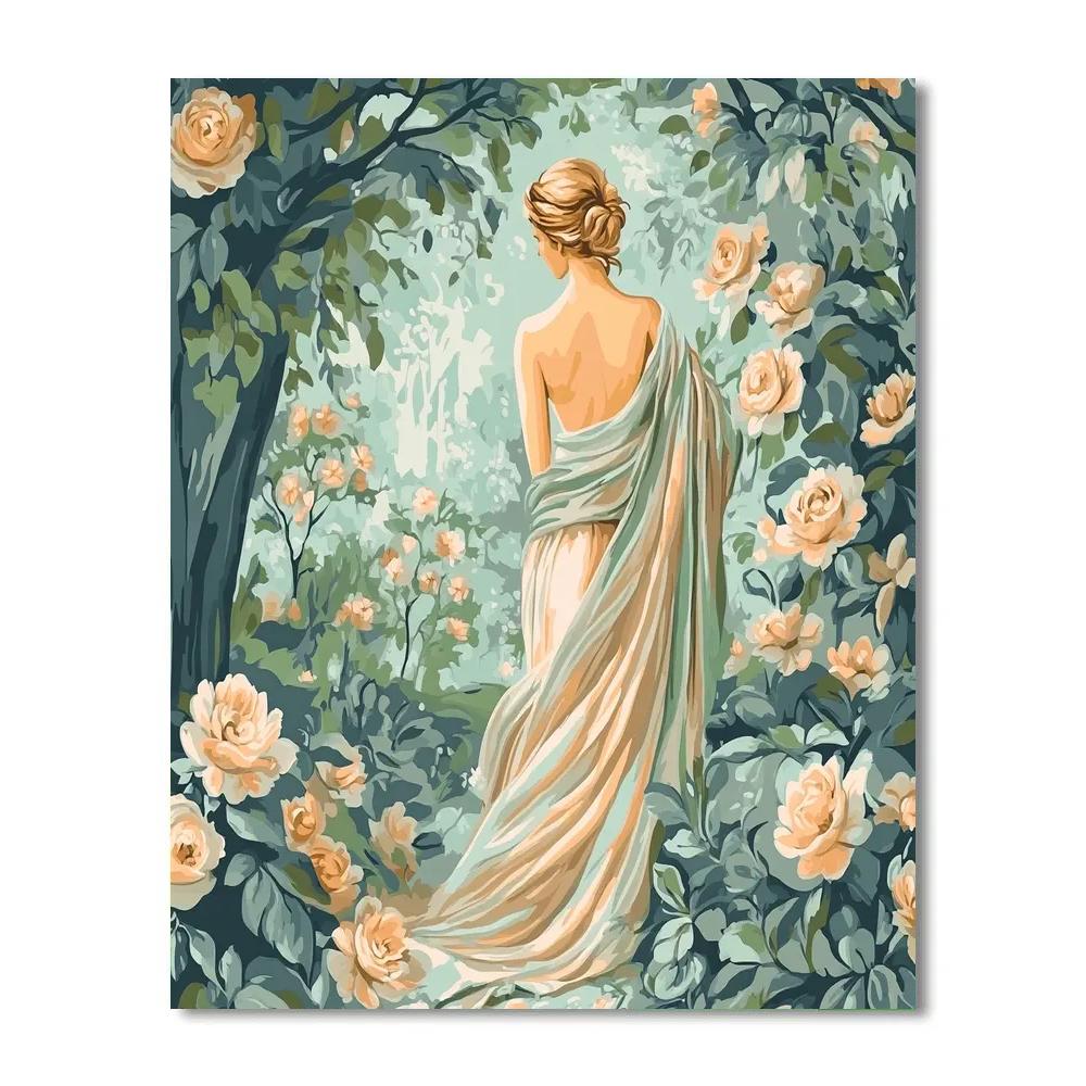 Sandro Botticelli Inspired Mythology Garden Of Venus Numbered painting kits
