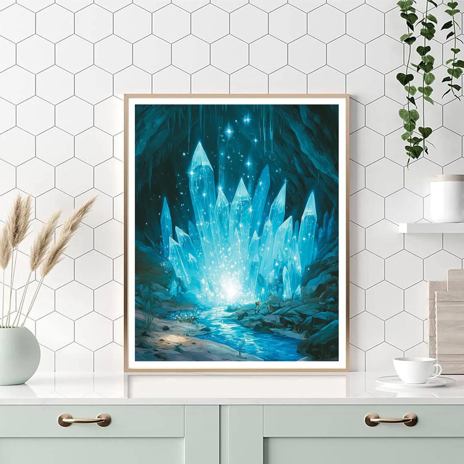 Milo Thatch Crystal Cavern Discovery paint by numbers