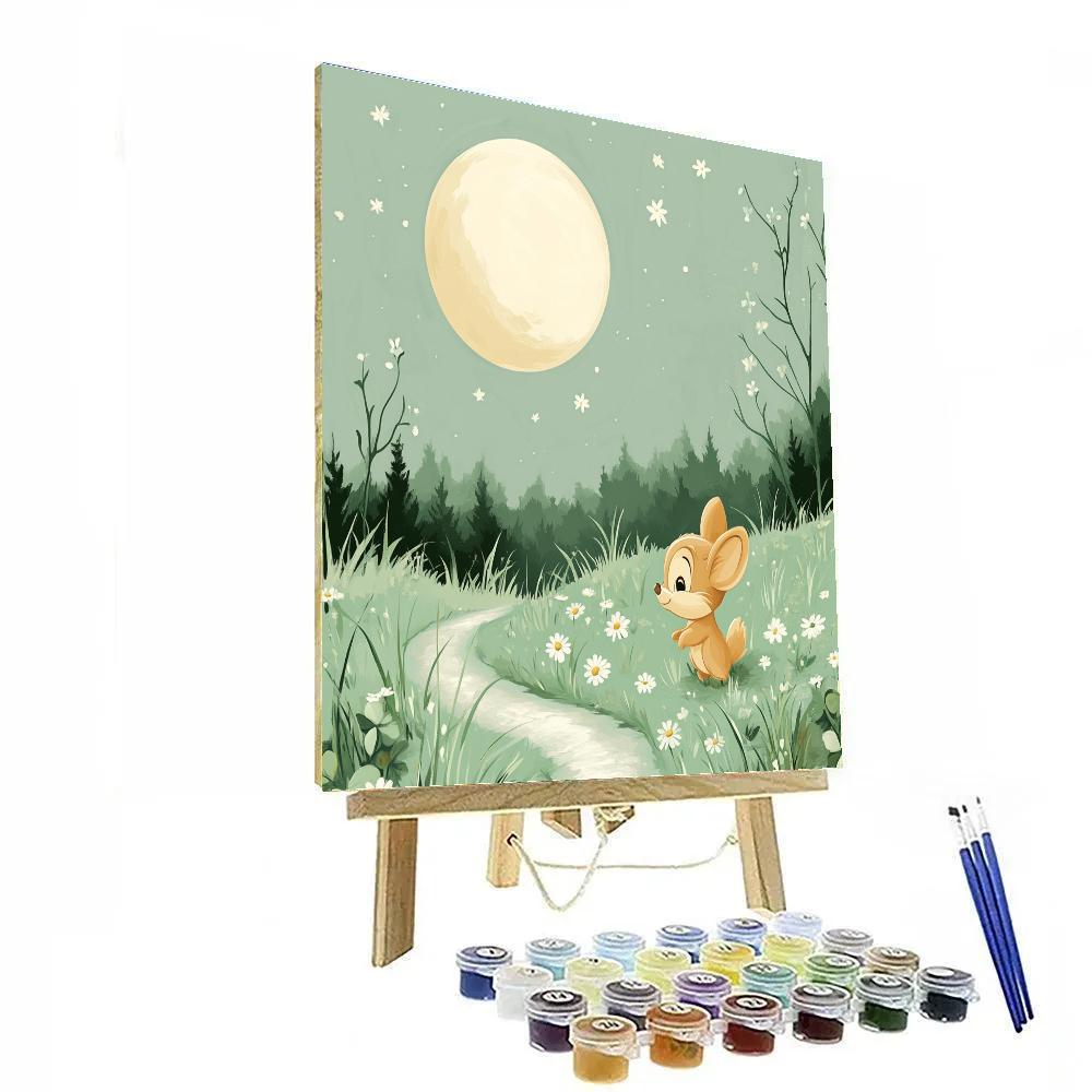 Thumper Moon Meadow Hop DIY paint by numbers