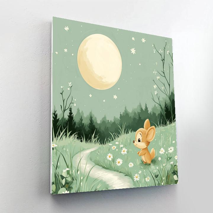 Thumper Moon Meadow Hop DIY paint by numbers