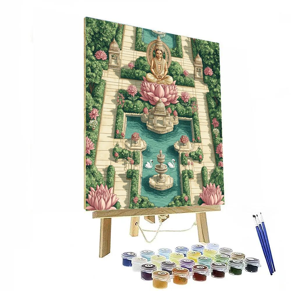 Brahma Garden Of Four Directions Paint by numbers art