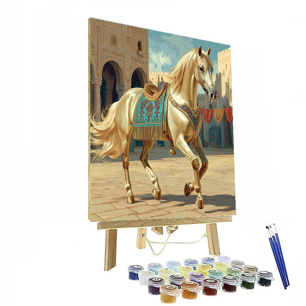 City Of Brass Horse Parade paint by color