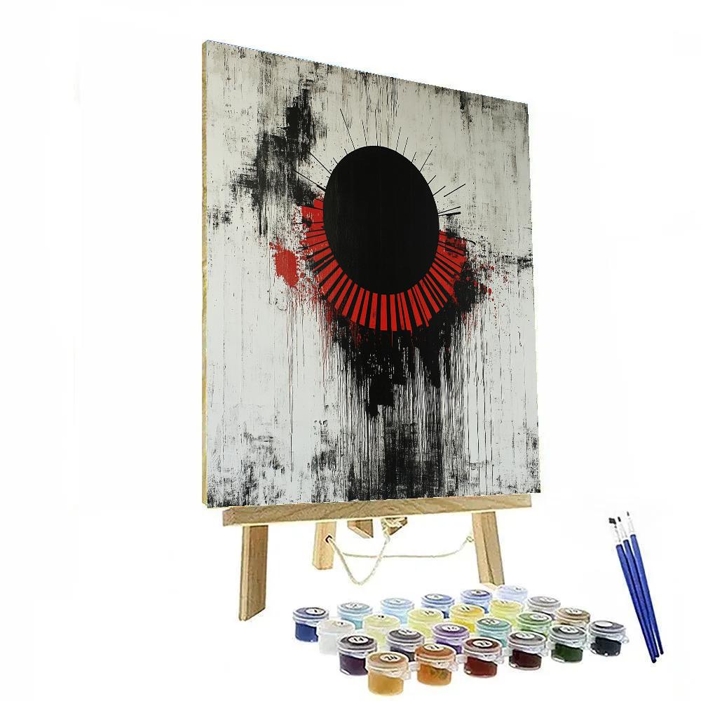 Banksy Inspired Carbon Eclipse Manifesto Numbered painting kits