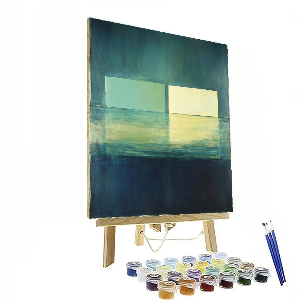 Mark Rothko Inspired Aurora Quietude Numbered painting kits