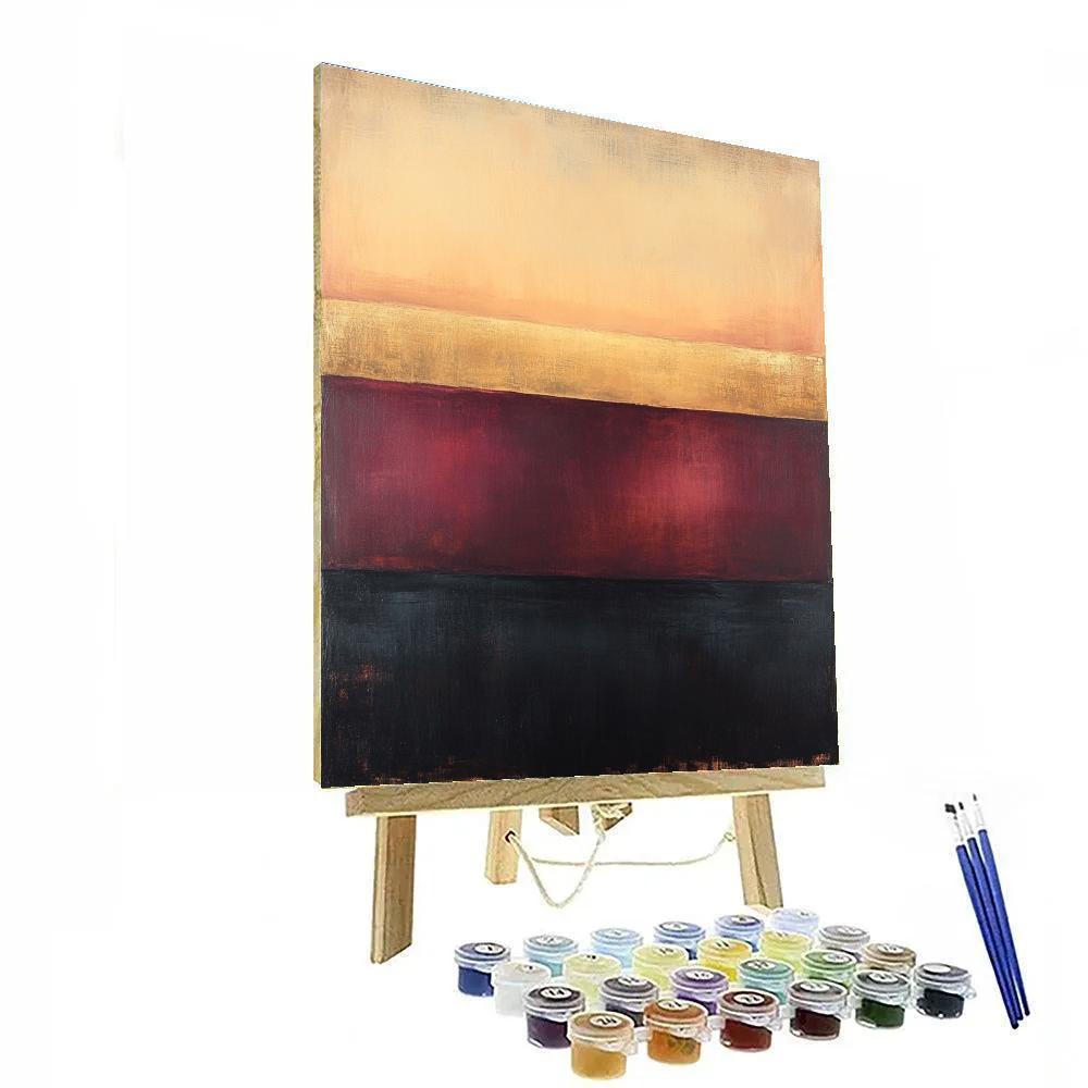 Mark Rothko Inspired Event Horizon Stillness paint by number