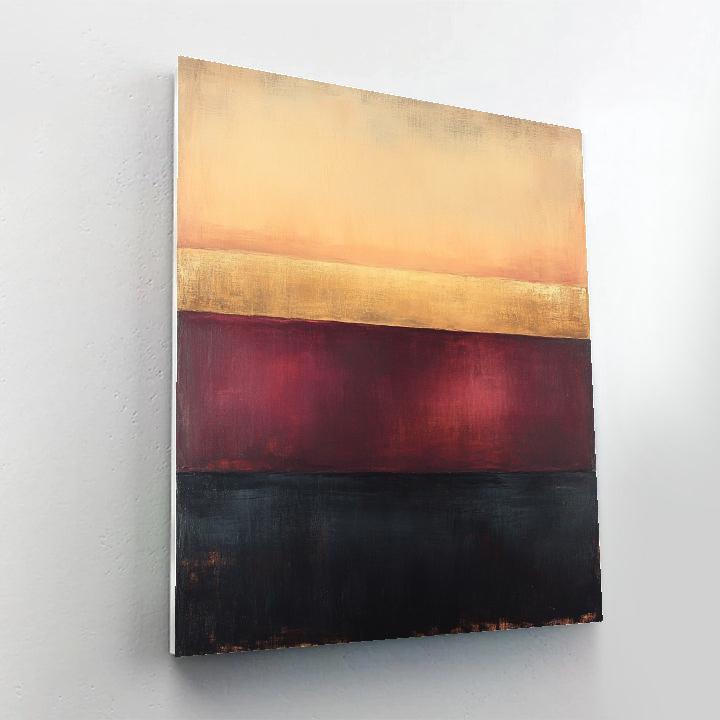 Mark Rothko Inspired Event Horizon Stillness paint by number