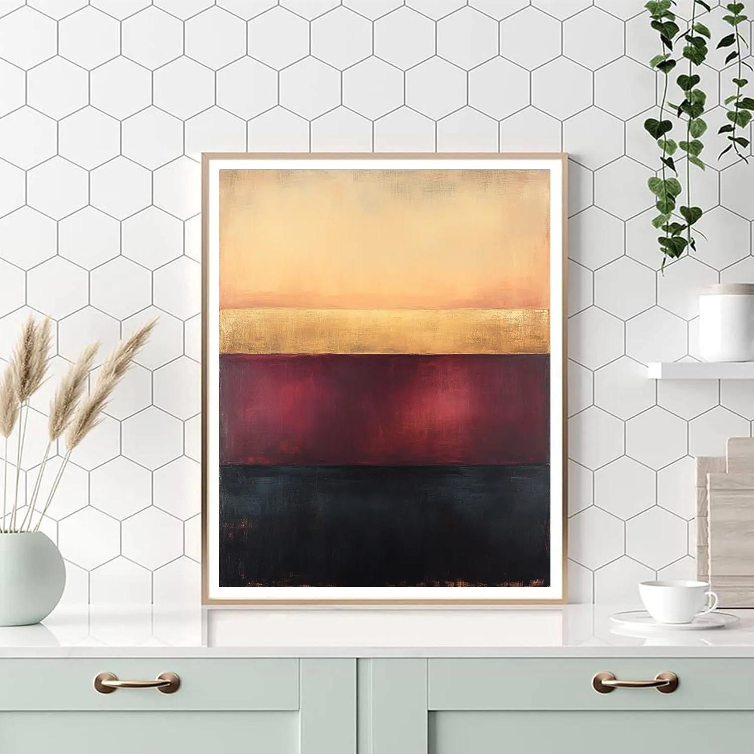 Mark Rothko Inspired Event Horizon Stillness paint by number