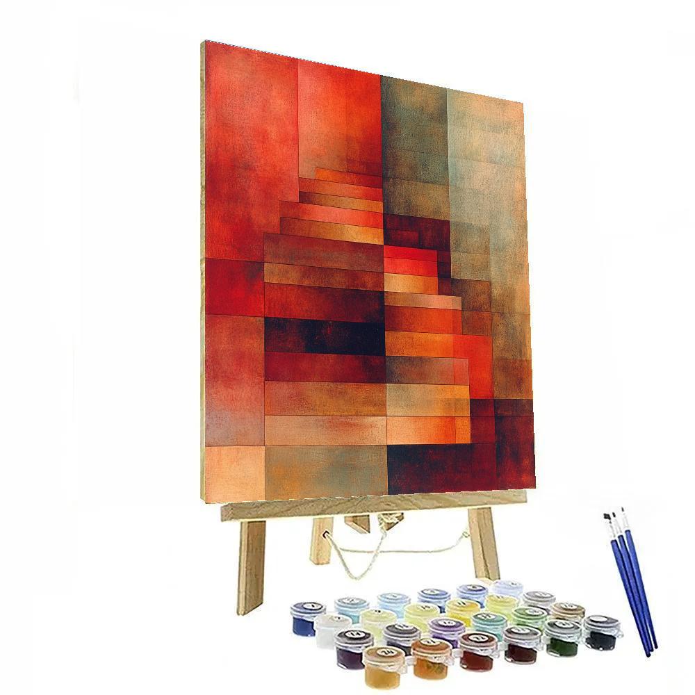 Paul Klee Inspired Chromatic Tectonics Paint by numbers art