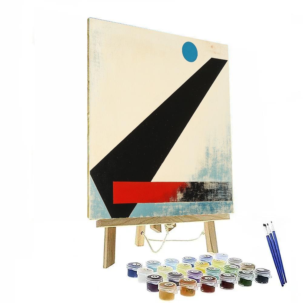 Kazimir Malevich Inspired Quantum Horizon paint by number