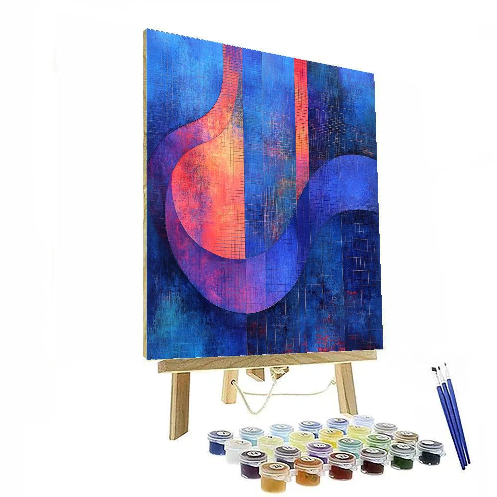 Paul Klee Inspired Nocturne Of Silent Coordinates Paint by numbers kits