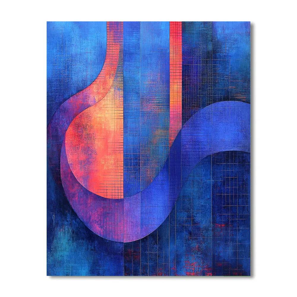 Paul Klee Inspired Nocturne Of Silent Coordinates Paint by numbers kits