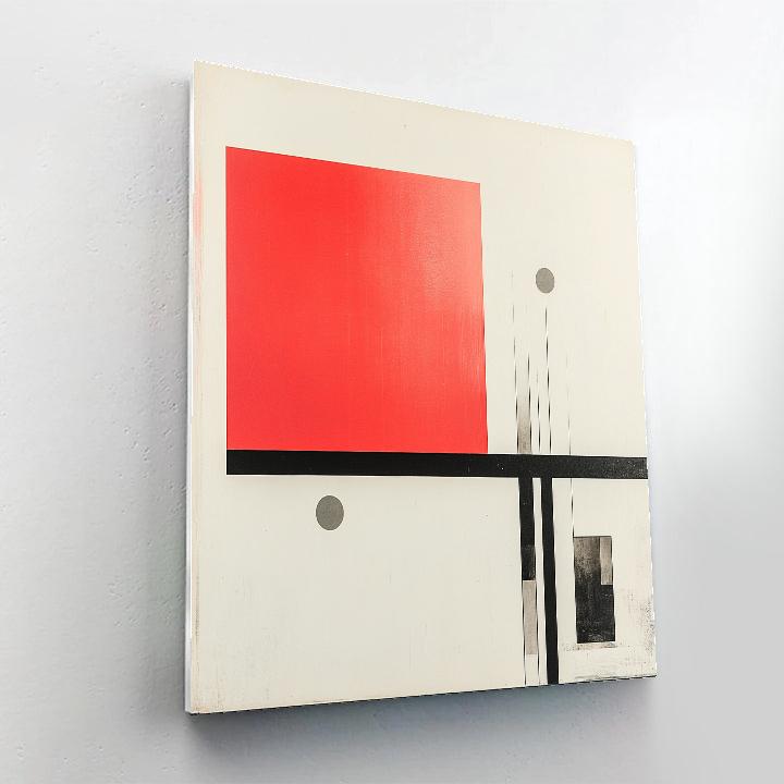 Kazimir Malevich Inspired Chromatic Singularity Diagram Numbered painting kits
