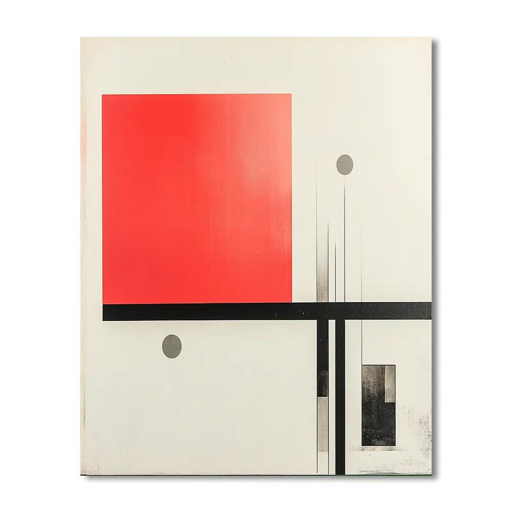Kazimir Malevich Inspired Chromatic Singularity Diagram Numbered painting kits