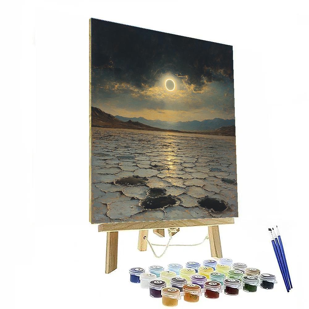 Francisco Goya Inspired Eclipse Over The Salt Flats Numbered painting kits