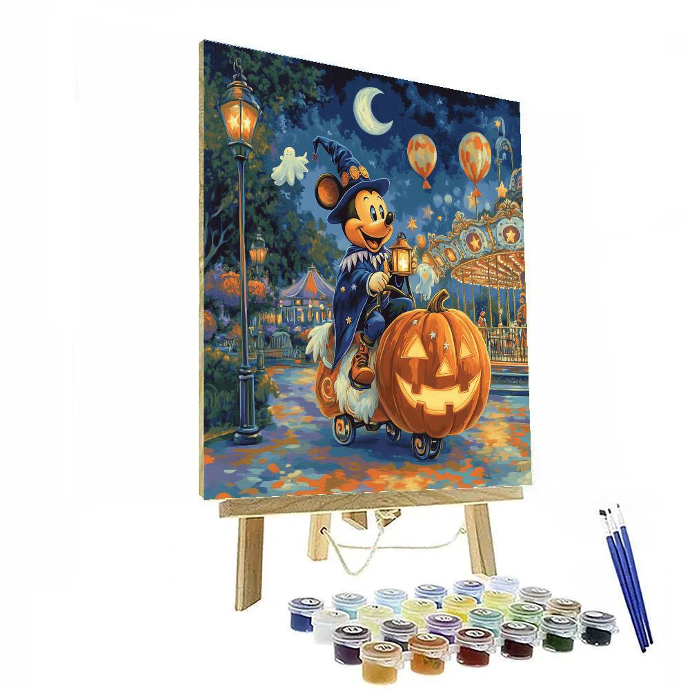 Haunted Carousel Of Friendly Shadows paint by color