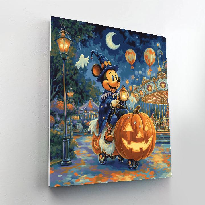 Haunted Carousel Of Friendly Shadows paint by color