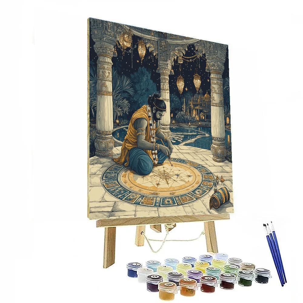 Brahma Crafted Star Map Pavilion paint by numbers