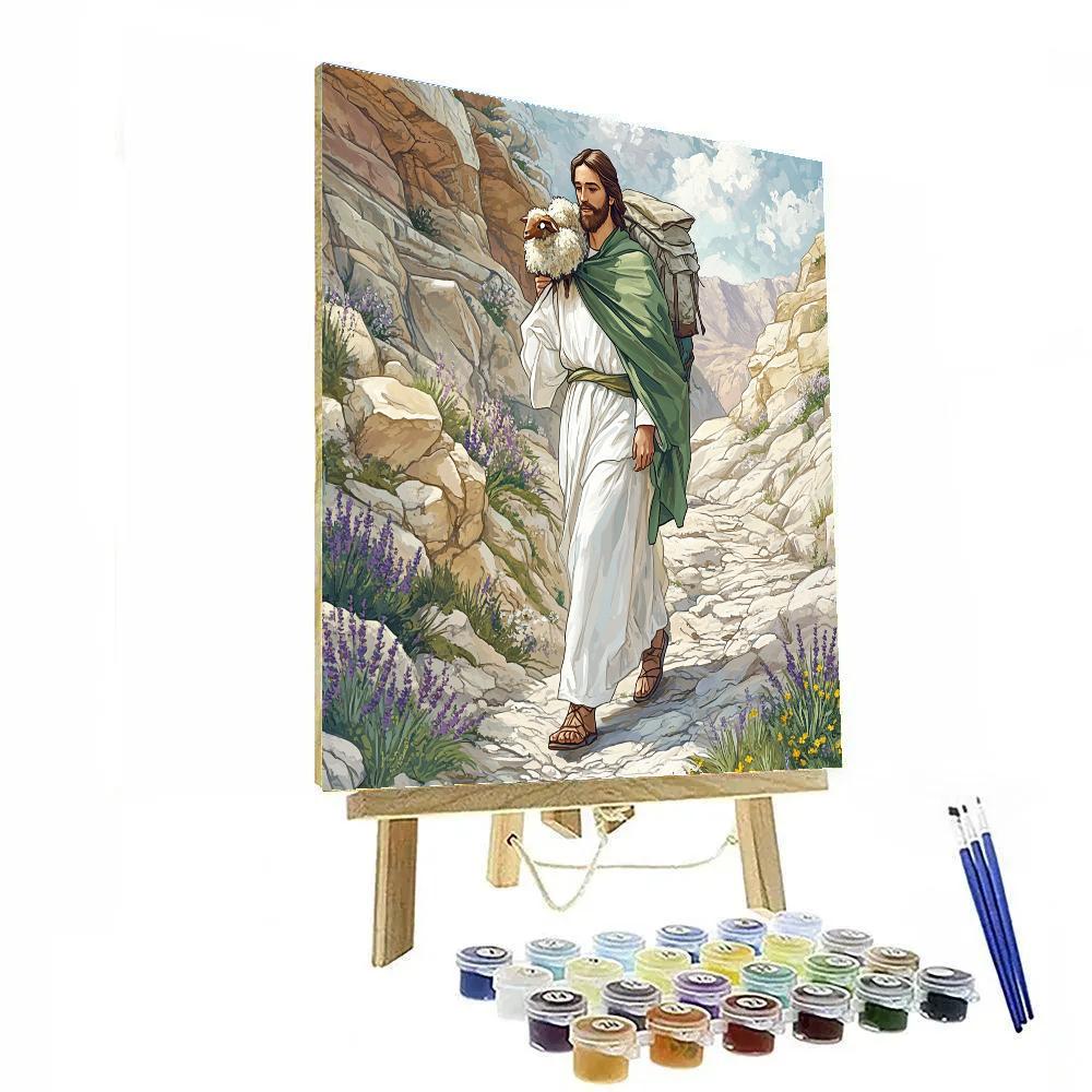 Jesus And The Lost Sheep Ridge Paint by numbers art