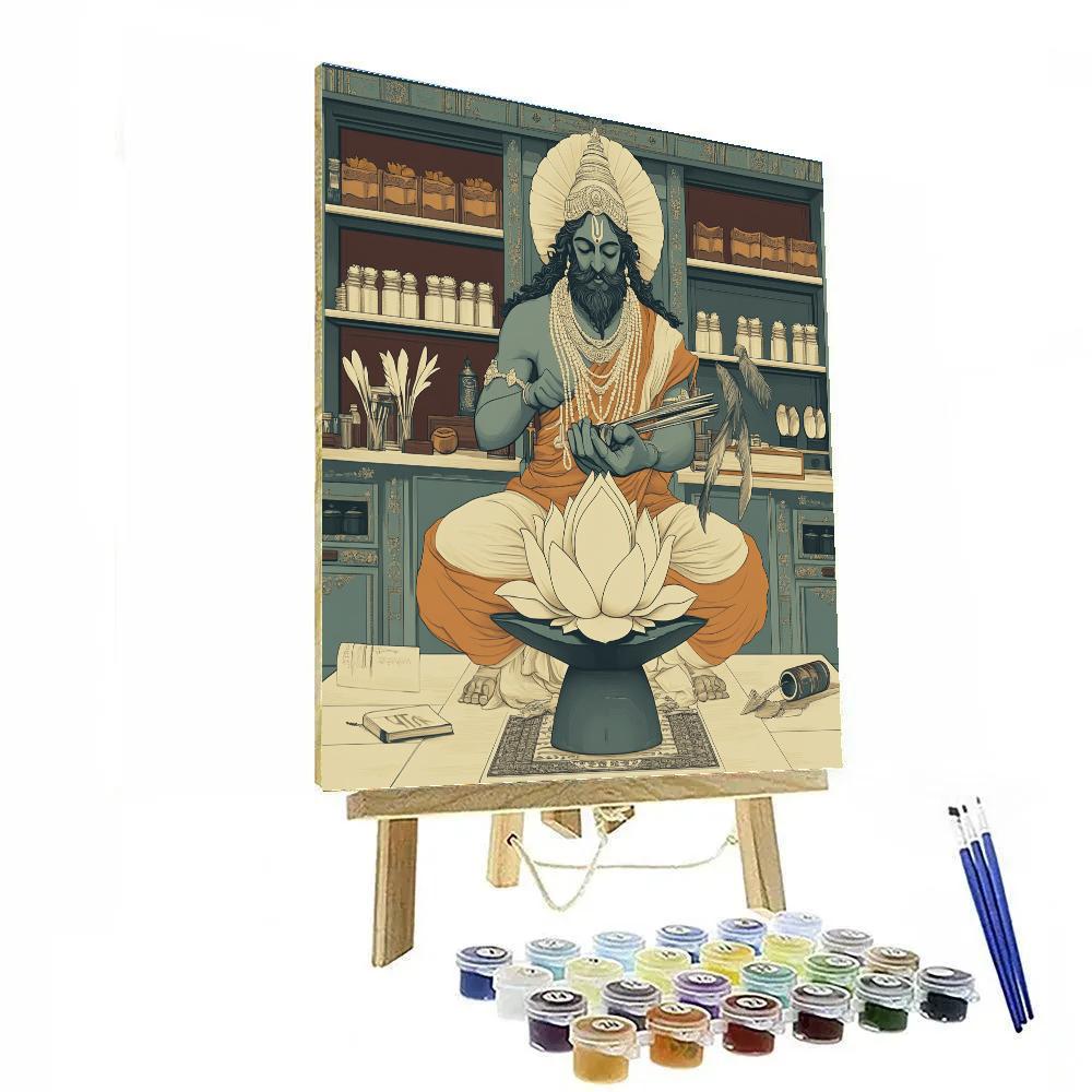 Brahma Quill Forge Studio paint by numbers