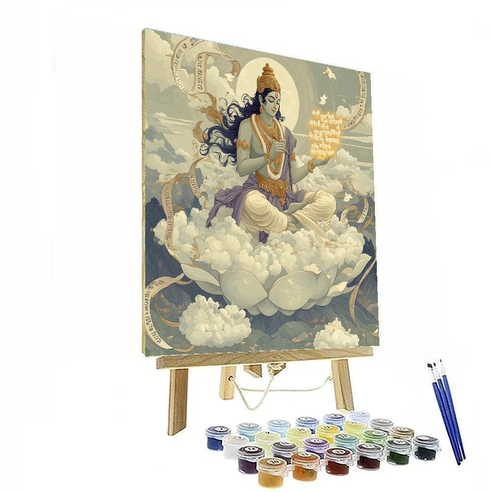 Brahma Scripted Cloud Workshop paint by number