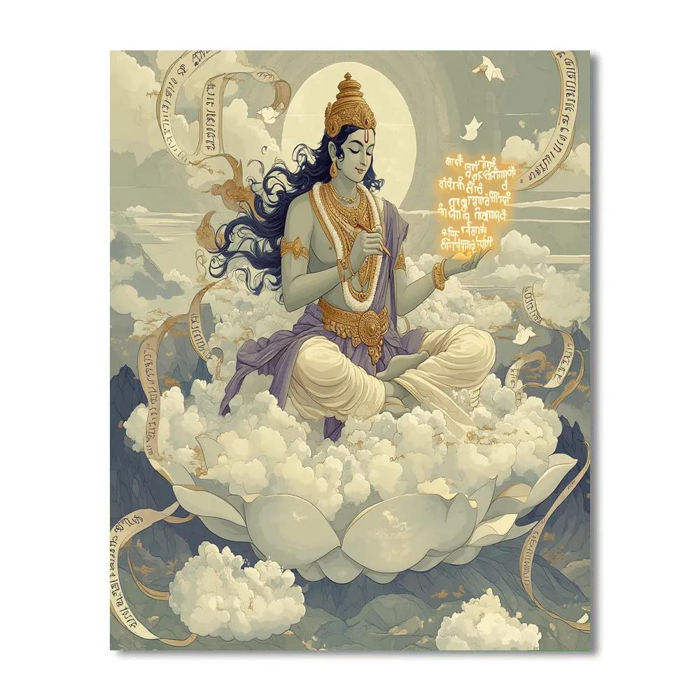 Brahma Scripted Cloud Workshop paint by number