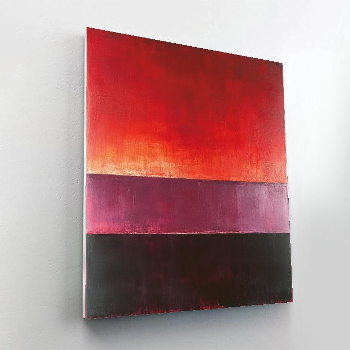 Mark Rothko Inspired Eclipse Of Quiet Vermilion Painting by numbers kit