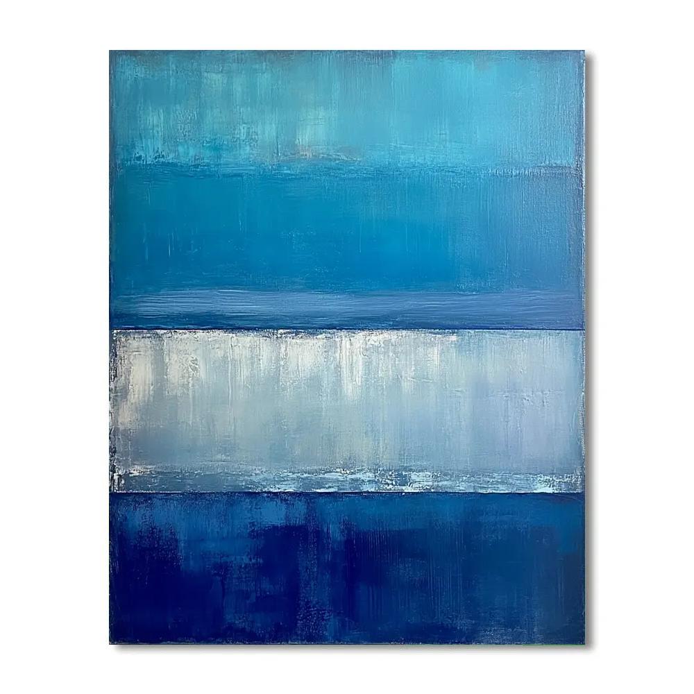 Mark Rothko Inspired Tides Of Ultramarine Stillness DIY paint by numbers