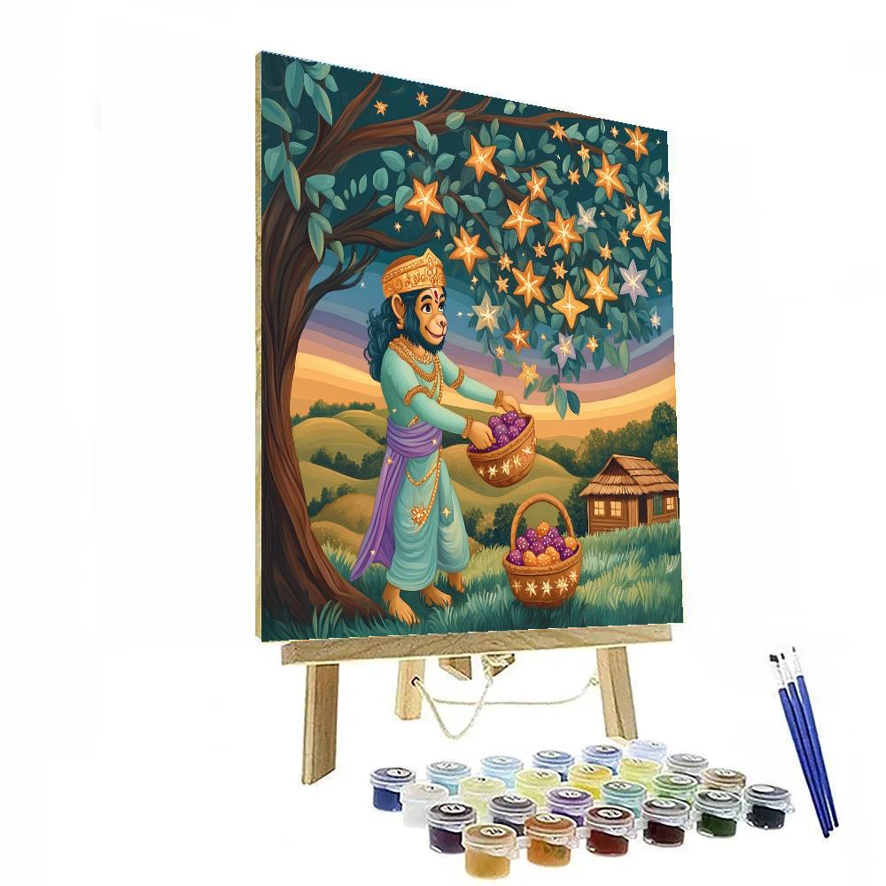 Hanuman Star Orchard Harvest paint by numbers