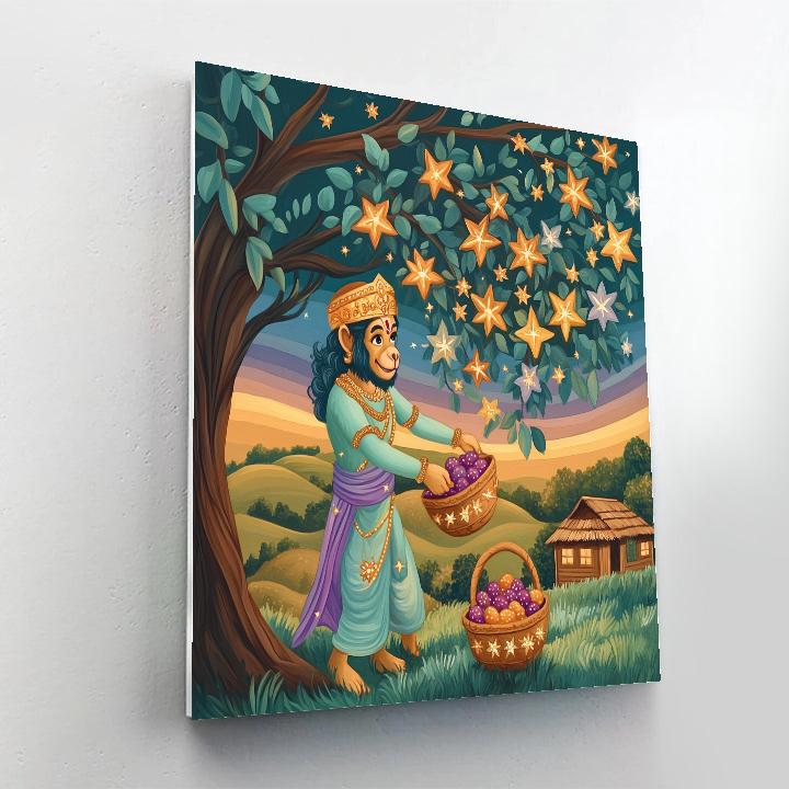 Hanuman Star Orchard Harvest paint by numbers