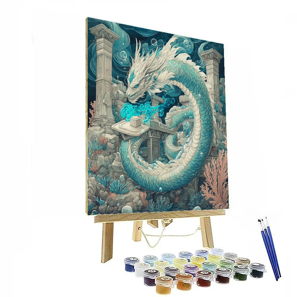 Oracle Dragon Of The Tidal Library Paint by numbers kits