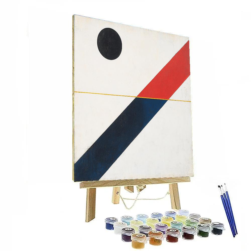 Kazimir Malevich Inspired Stellar Parallax Planes DIY paint by numbers