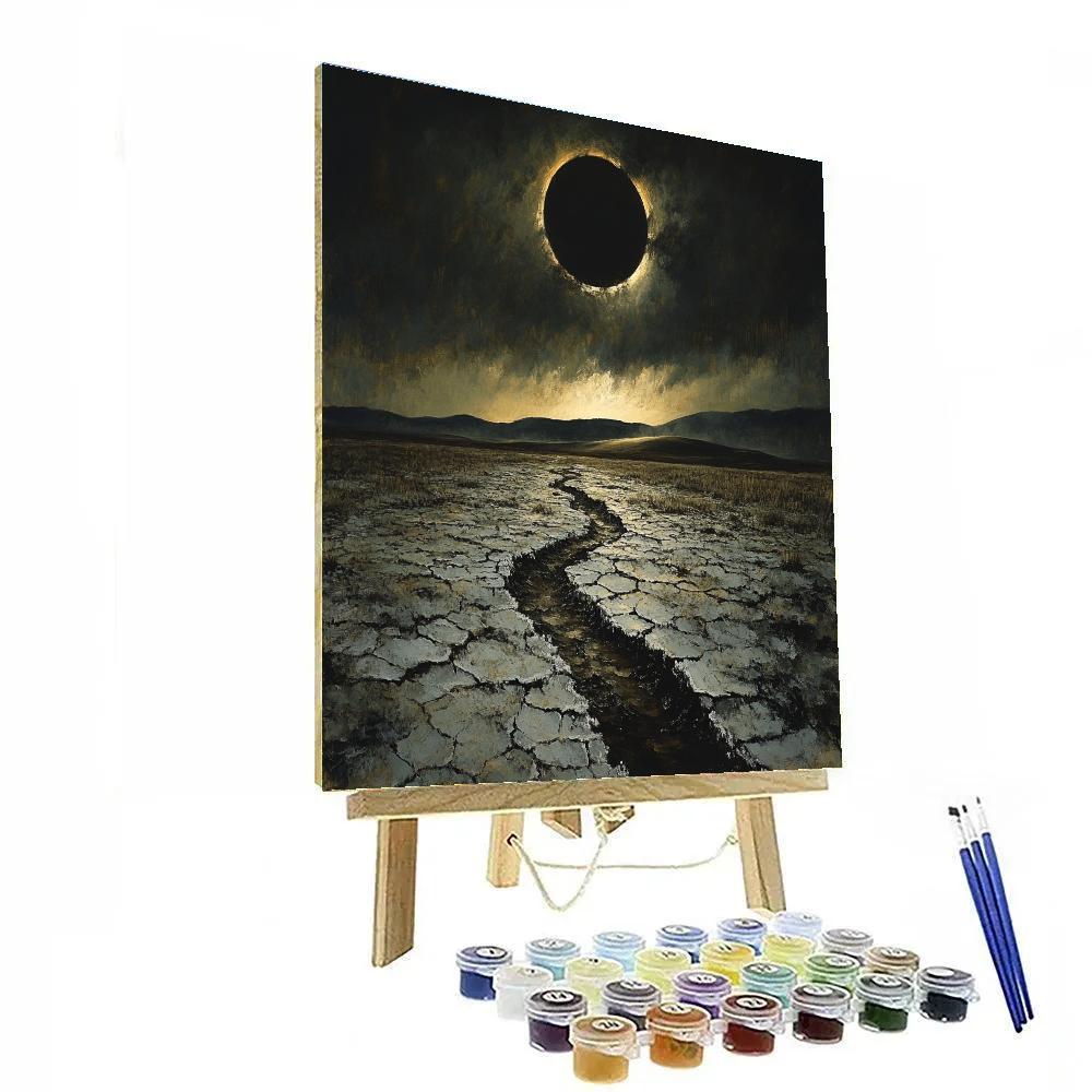 Francisco Goya Inspired Eclipse Over Salted Moor painting number kit
