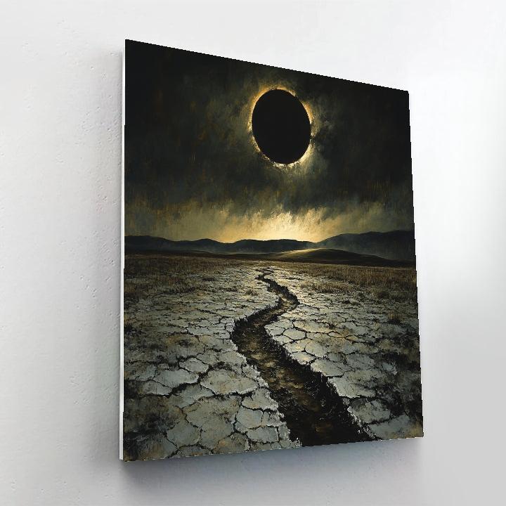 Francisco Goya Inspired Eclipse Over Salted Moor painting number kit