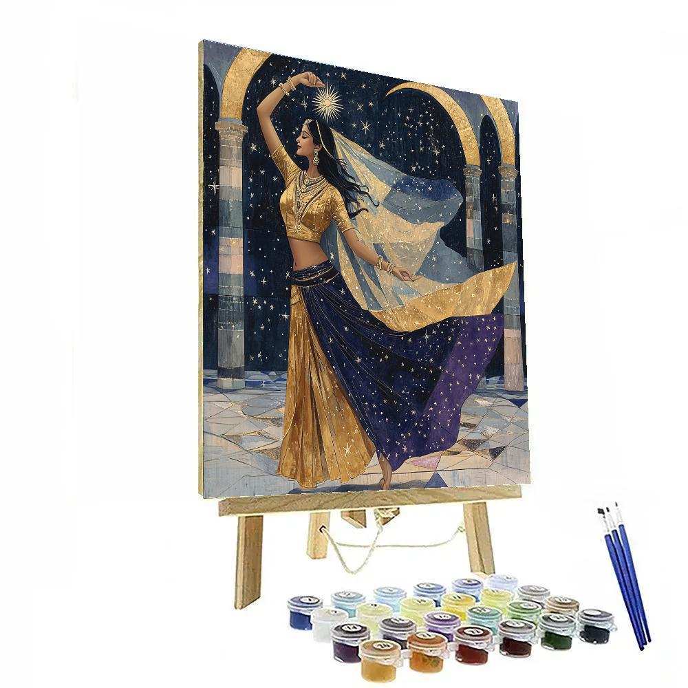 Parvati Constellation Dance In Celestial Hall painting number kit