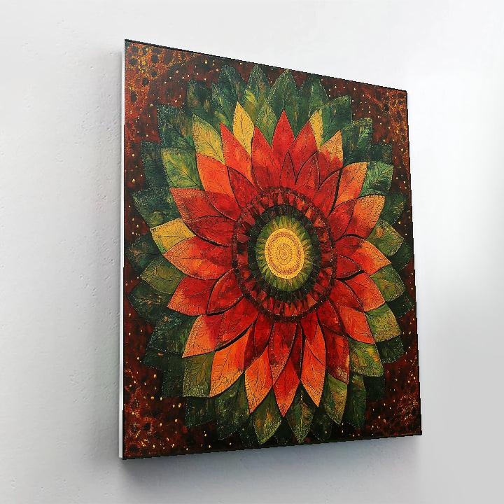 Frida Kahlo Inspired Resilience Nebula Garden DIY paint by numbers