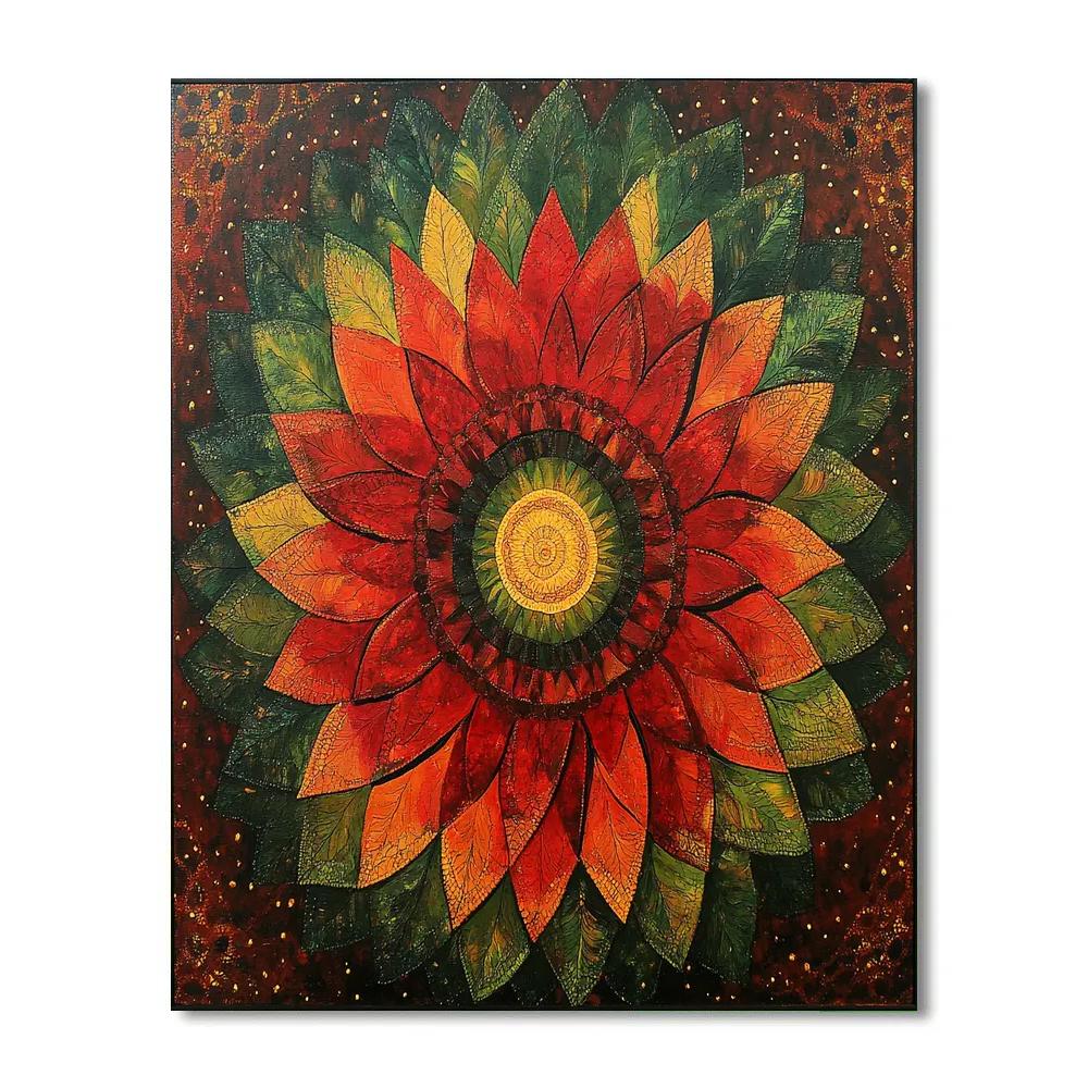 Frida Kahlo Inspired Resilience Nebula Garden DIY paint by numbers