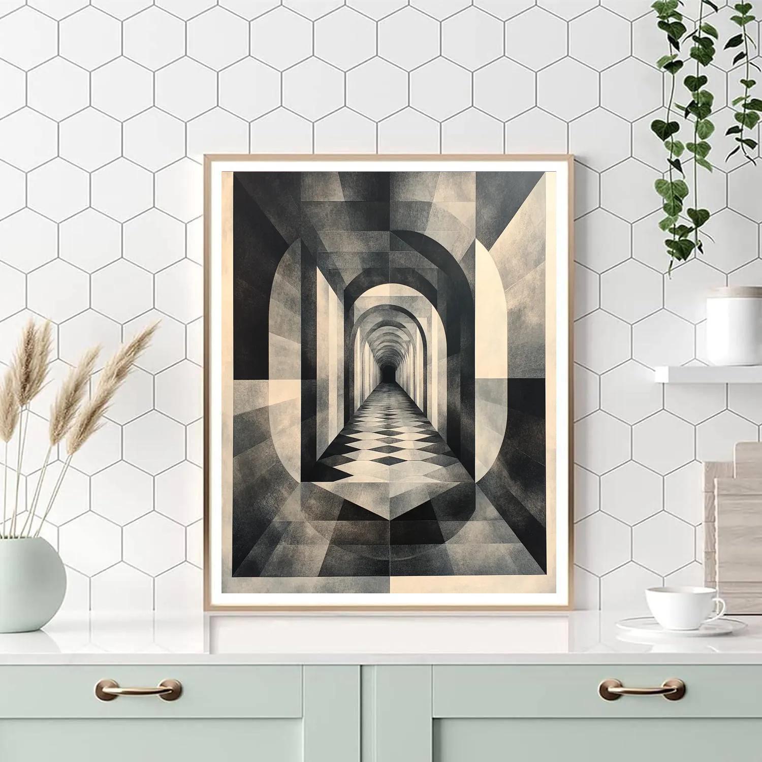 M.C. Escher Inspired Paradox Of Silent Symmetry Paint by numbers kits