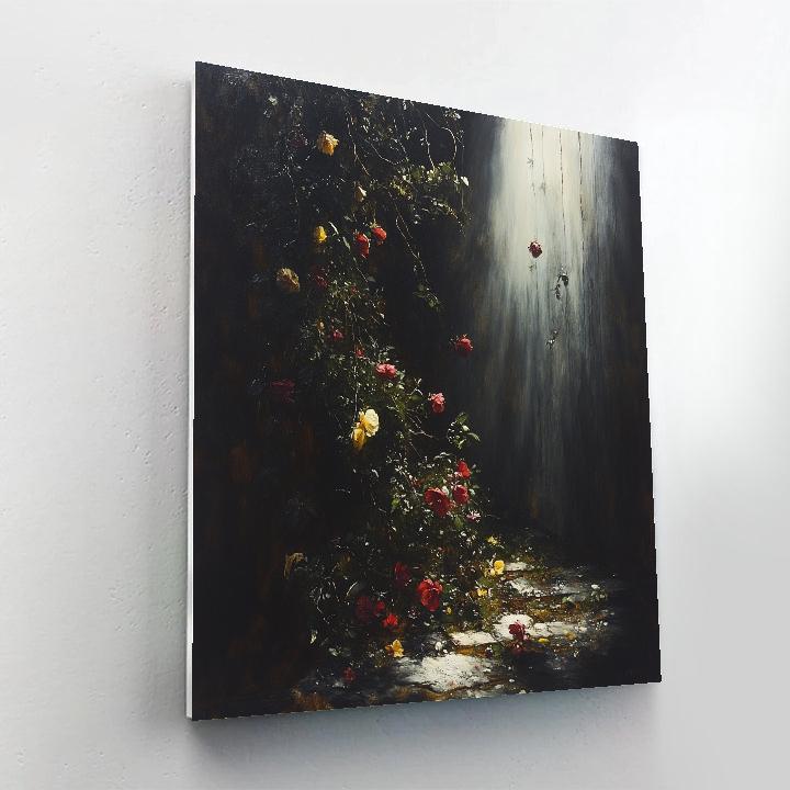 Caravaggio Inspired Chiaroscuro Stormlight Botanica DIY paint by numbers