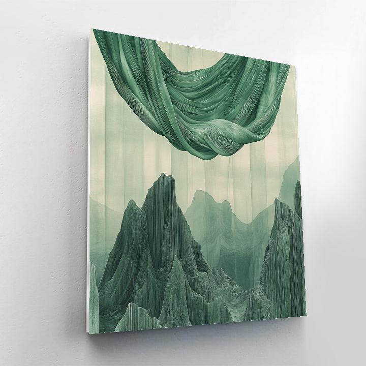 Michelangelo Inspired Aurora On Basalt Ribs DIY paint by numbers