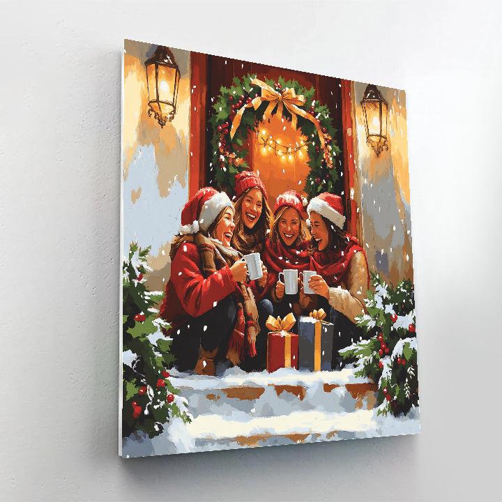 Wreathlight Welcome Paint by numbers kits