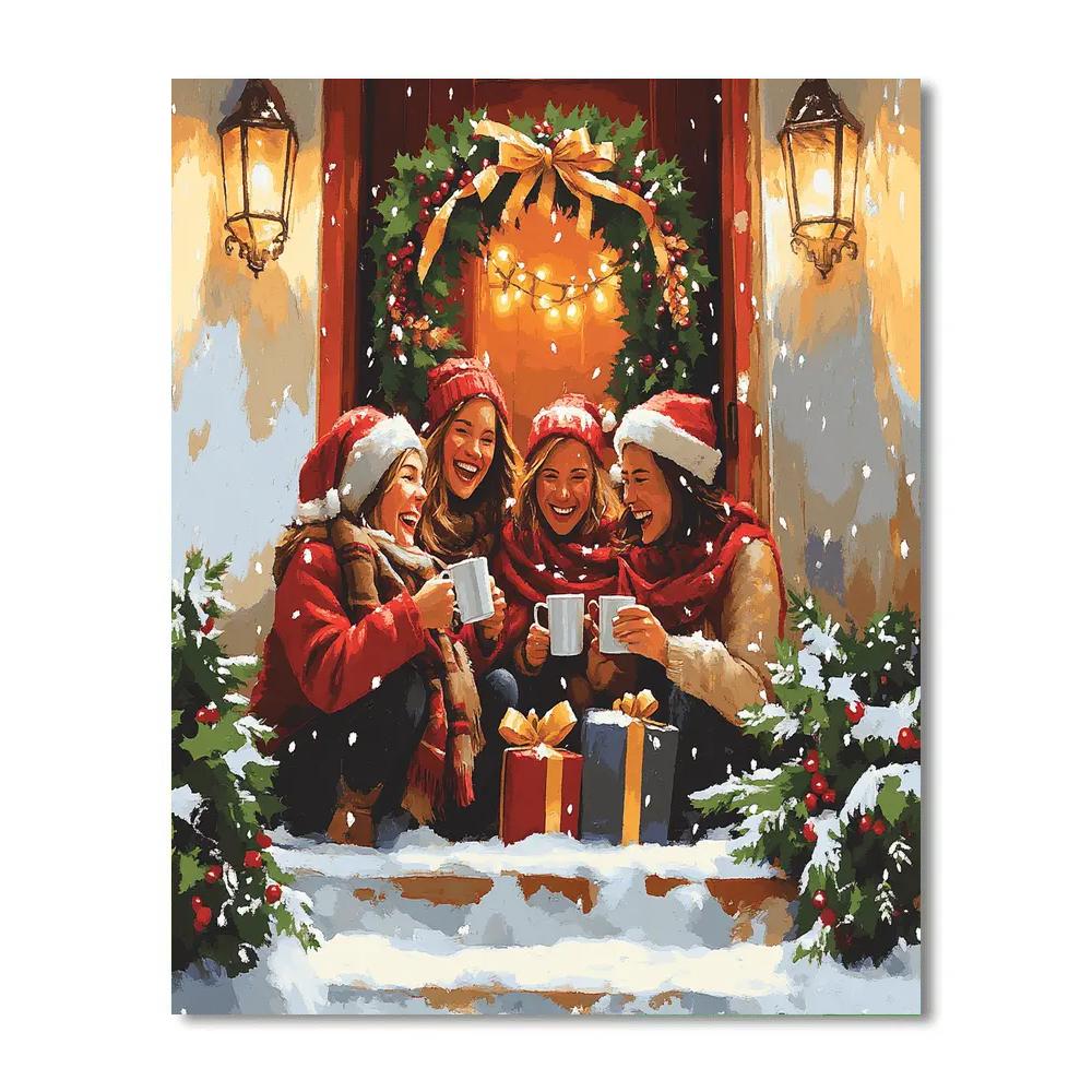 Wreathlight Welcome Paint by numbers kits