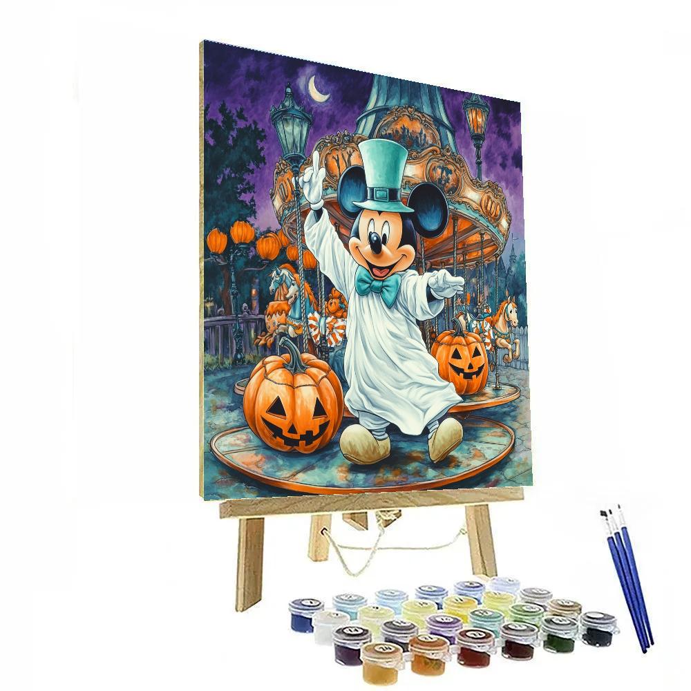 Haunted Carousel Of Candy Corn Dreams Paint by numbers art