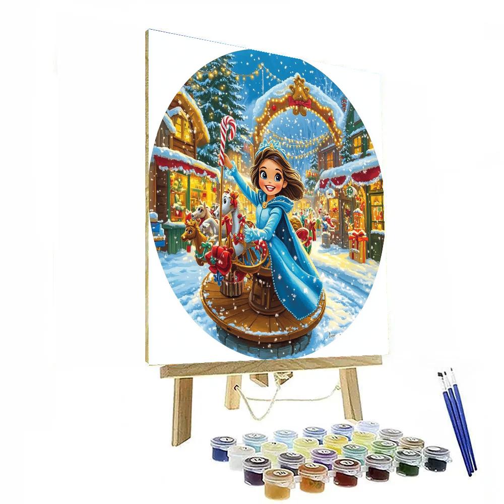 Aurora Carousel Of The Toy Kingdom Painting by numbers kit