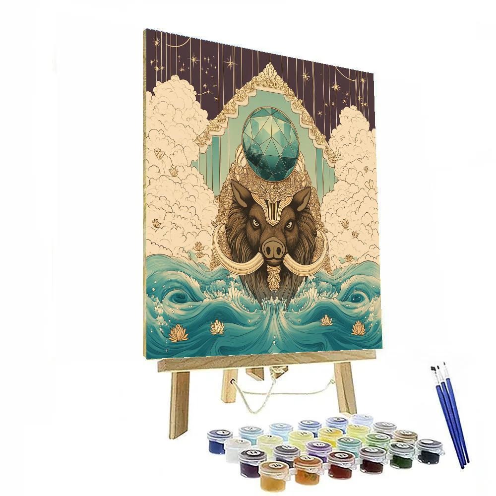 Varaha Lifting The Prism Earth Paint by numbers kits