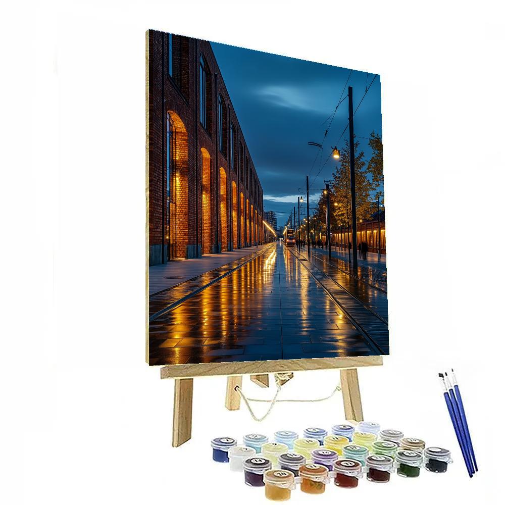 Granary District Vibes At EC1 Lodz Poland painting number kit