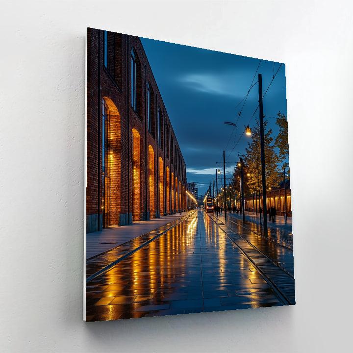 Granary District Vibes At EC1 Lodz Poland painting number kit