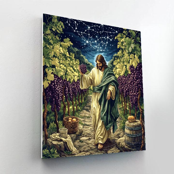 Jesus Among The Vineyard Constellations Paint by numbers kits