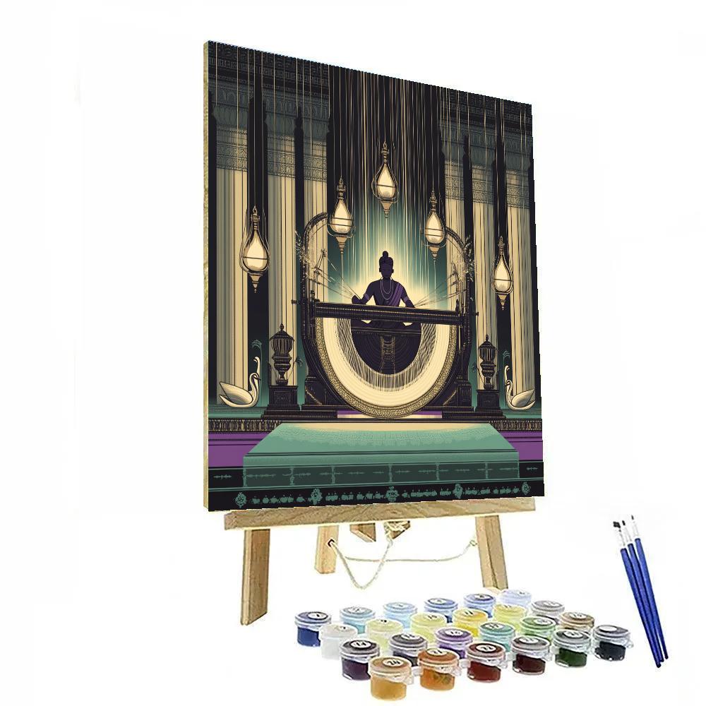 Brahma Time Loom In The Hall Of Threads Paint by numbers kits