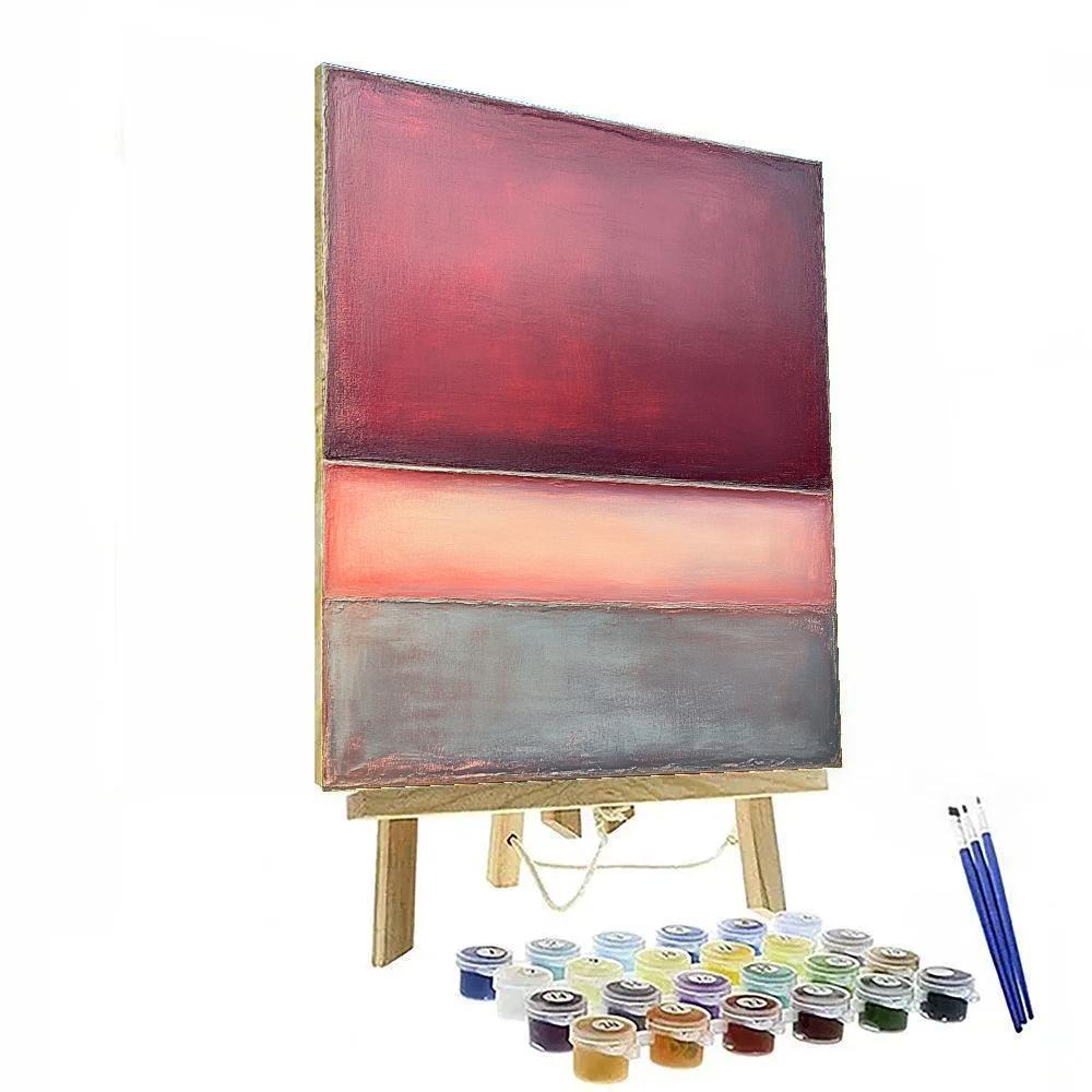 Mark Rothko Inspired Tidal Memory Of Dusk paint by numbers