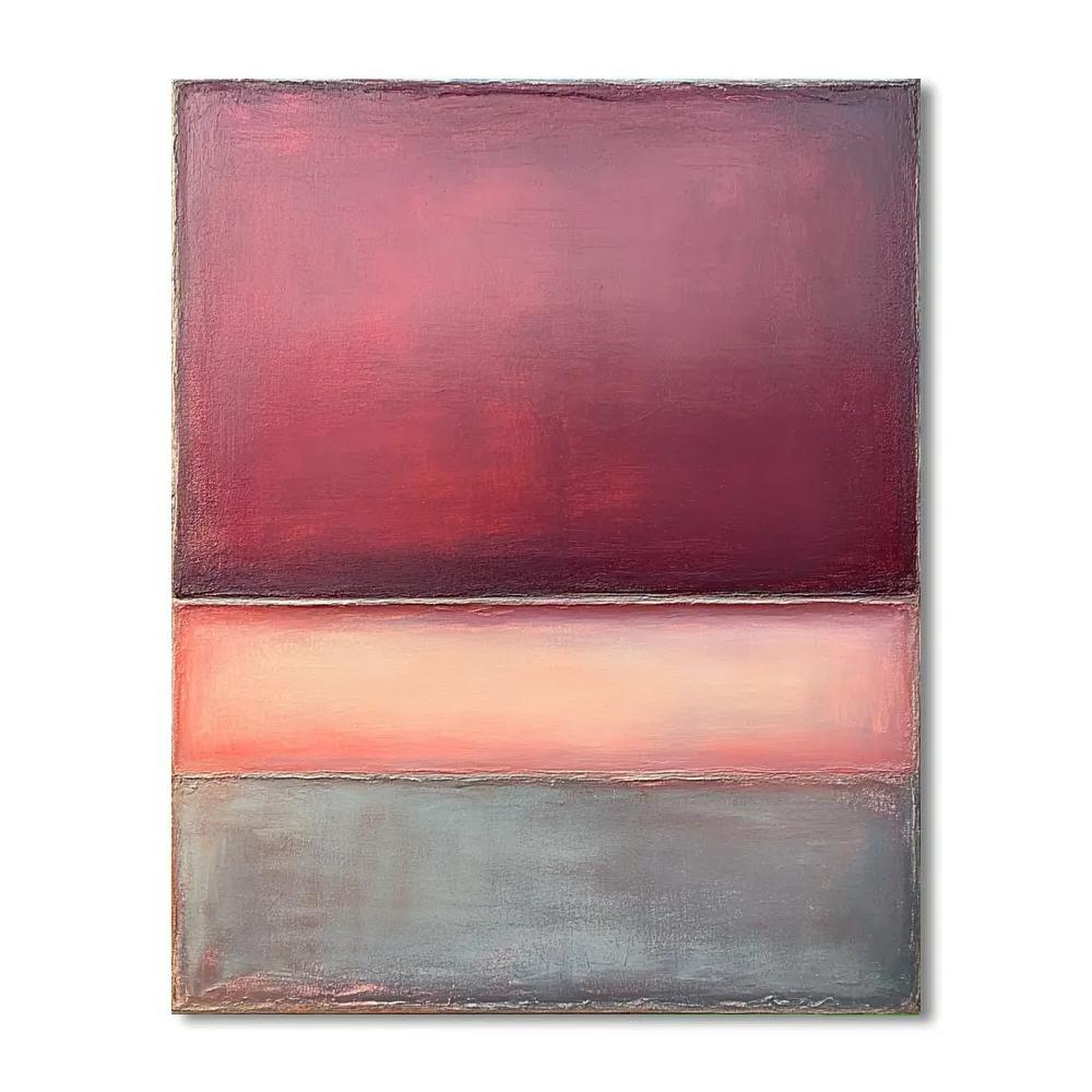 Mark Rothko Inspired Tidal Memory Of Dusk paint by numbers